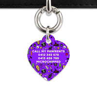 Bailey & Bone Pet Tag Spooky Halloween Pattern Pet Tag