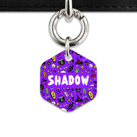 Bailey & Bone Pet Tag Spooky Halloween Pattern Pet Tag