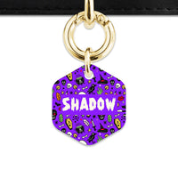 Bailey & Bone Pet Tag Spooky Halloween Pattern Pet Tag