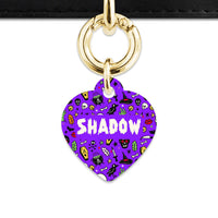 Bailey & Bone Pet Tag Spooky Halloween Pattern Pet Tag