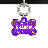 Bailey & Bone Pet Tag Spooky Halloween Pattern Pet Tag