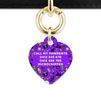 Bailey & Bone Pet Tag Spooky Halloween Pattern Pet Tag