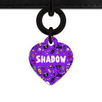 Bailey & Bone Pet Tag Spooky Halloween Pattern Pet Tag