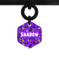 Bailey & Bone Pet Tag Spooky Halloween Pattern Pet Tag