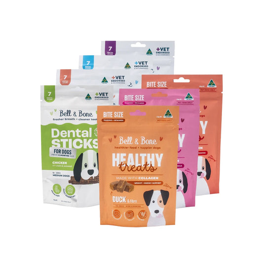 Dog Dental Sticks And Healthy Treats Complete Bundle