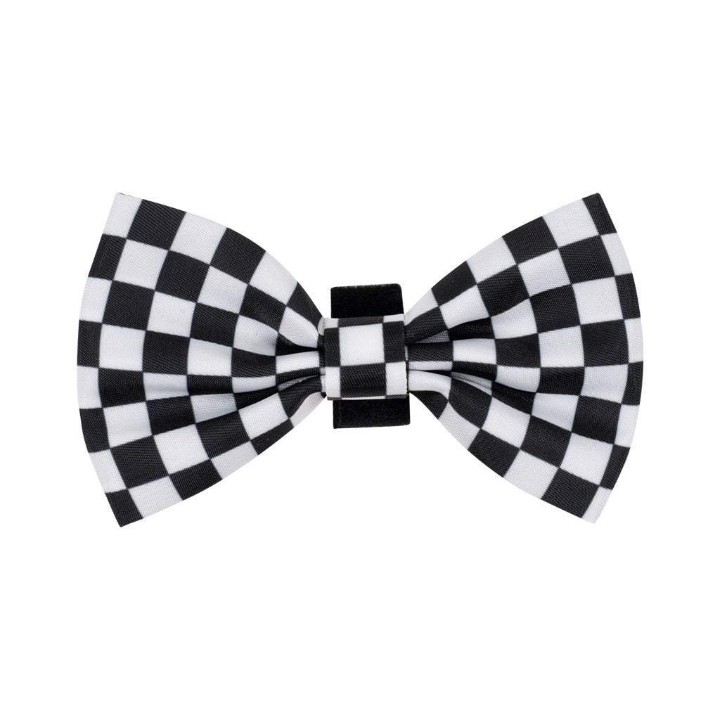 Black And White Checkers Bow Tie
