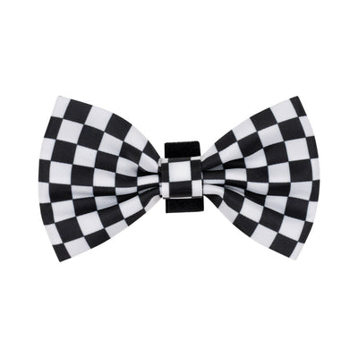 Black And White Checkers Bow Tie