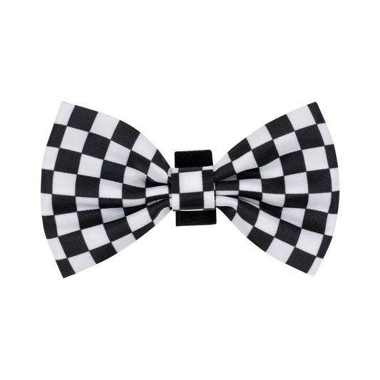 Black And White Checkers Bow Tie