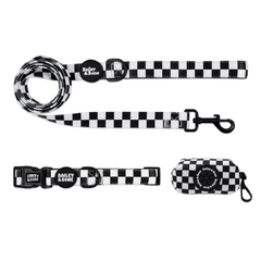 Black And White Checkers Collar Bundle