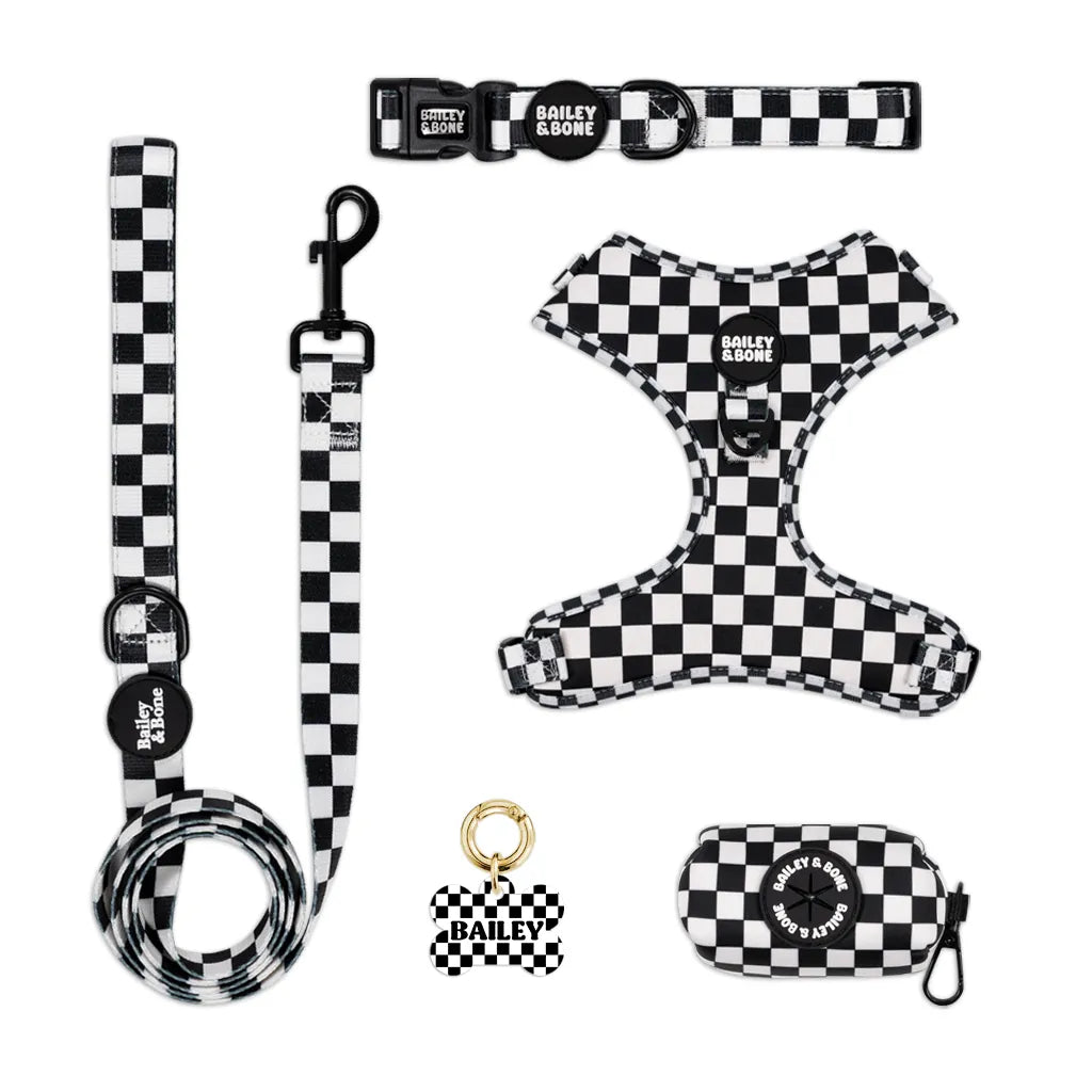 Black And White Checkers Complete Bundle