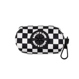 Black And White Checkers Poop Bag Holder