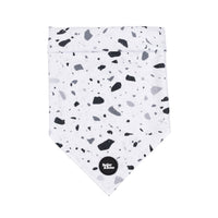 Black And White Terrazzo Dog Bandana