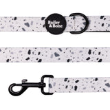 Black And White Terrazzo Collar And Lead Bundle