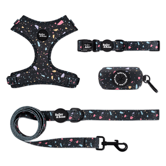 Black Pastel Terrazzo Bailey Bundle