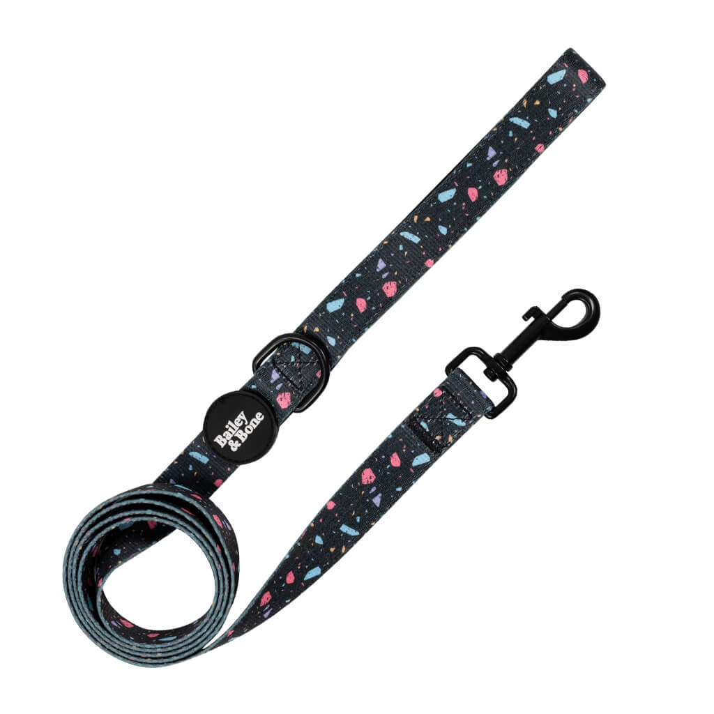 Black Pastel Terrazzo Lead
