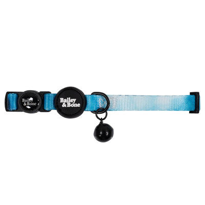 Blue Marble Tie Dye Cat Collar
