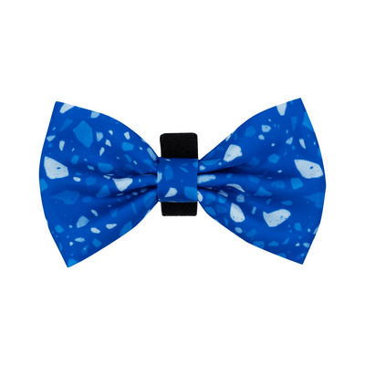 Blue Terrazzo Bow Tie