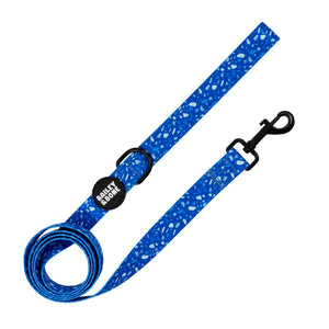 Blue Terrazzo Collar And Lead Bundle
