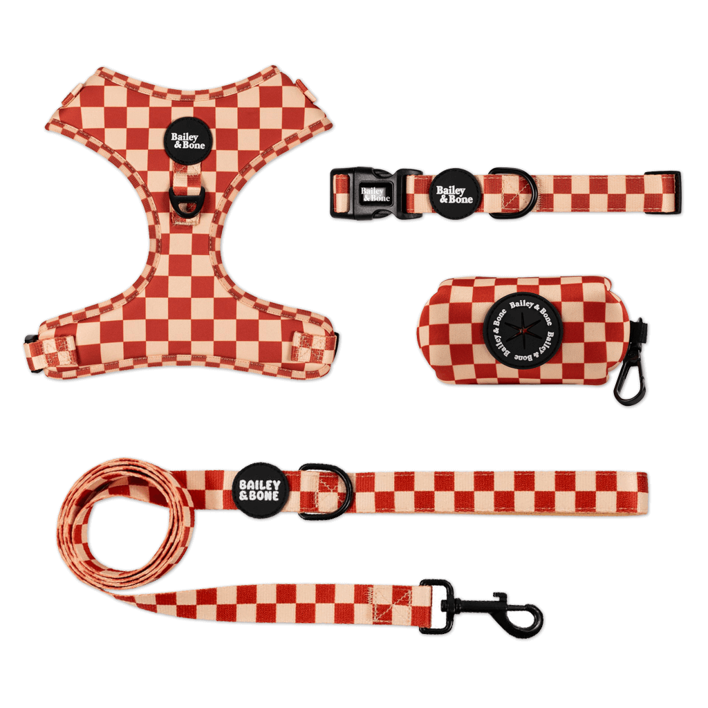 Brown And Beige Checkers Bailey Bundle