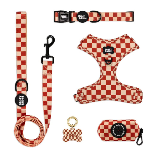 Brown And Beige Checkers Complete Bundle