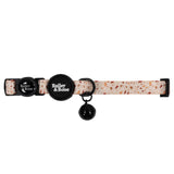 Brown And Beige Terrazzo Cat Collar