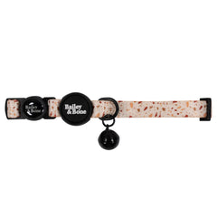 Brown And Beige Terrazzo Cat Collar