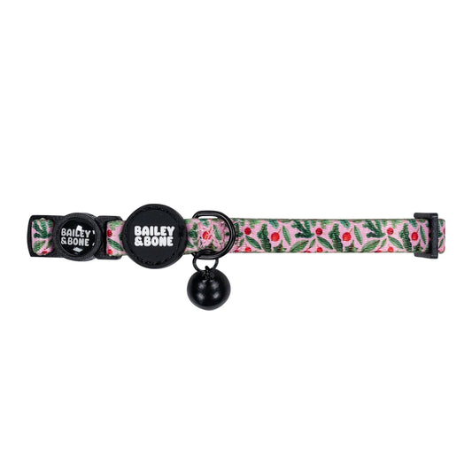 Christmas Holly Cat Collar