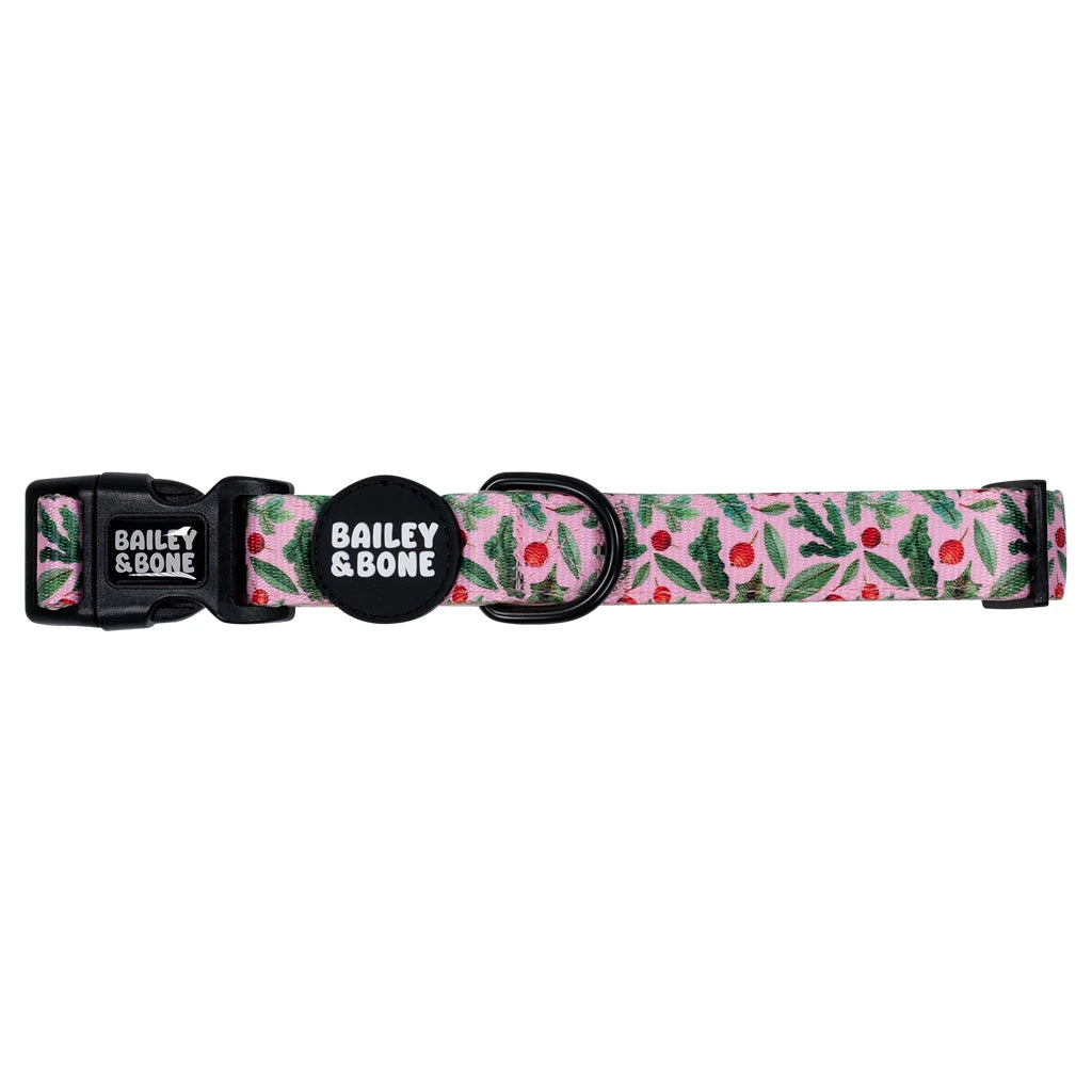 Christmas Holly Dog Collar