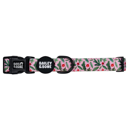 Christmas Holly Dog Collar