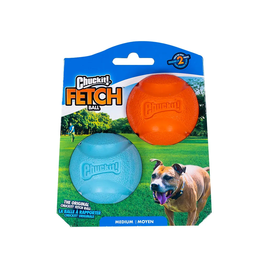 Chuckit! Fetch Ball Medium 6cm - 2pk