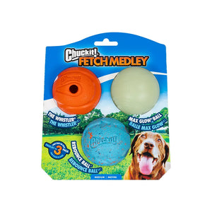 Chuckit! Fetch Medley - Medium 3pk