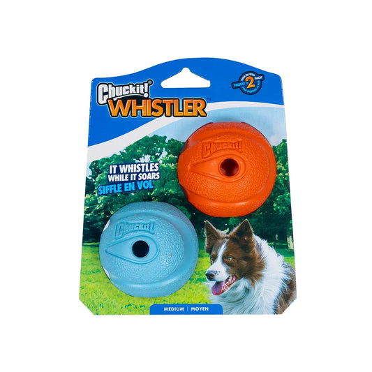 Chuckit! Whistler Ball Medium - 2pk