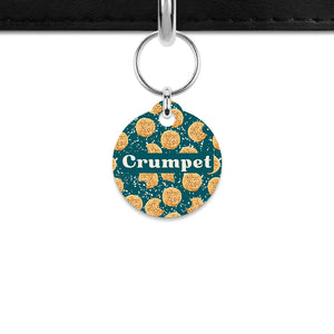Crumpets Pattern Mini Pet ID Tag