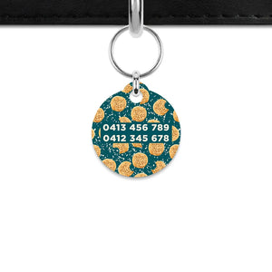 Crumpets Pattern Mini Pet ID Tag