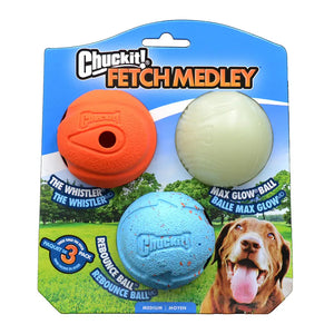 Chuckit! Fetch Medley - Medium 3pk
