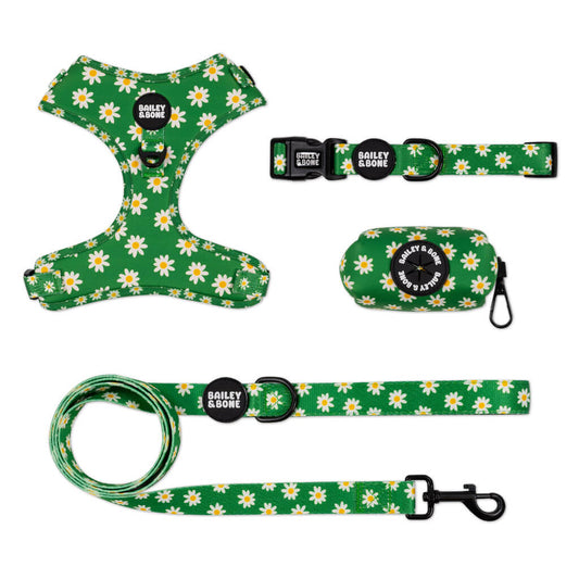 Green Daisy Pattern Bailey Bundle