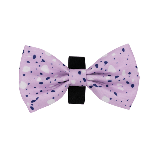 Lavender Terrazzo Bow Tie