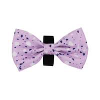 Lavender Terrazzo Bow Tie