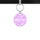Lavender Terrazzo Mini Pet ID Tag