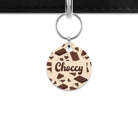 Chocolate Pattern Mini Pet ID Tag