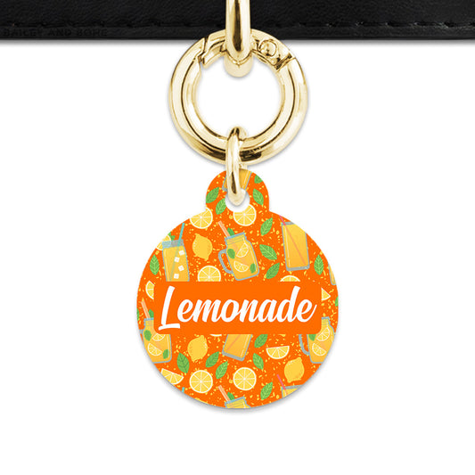 Orange Lemonade Pet ID Tag