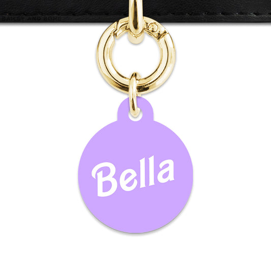 Light Purple Barbie Pet ID Tag