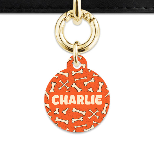 Halloween Bones Pet ID Tag