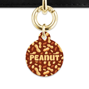 Peanut Pattern Pet ID Tag