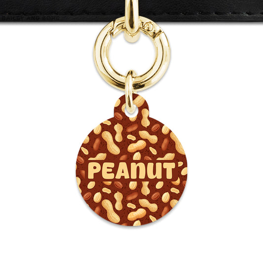 Peanut Pattern Pet ID Tag