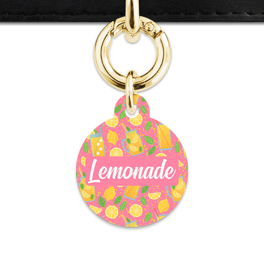 Pink Lemonade Pet ID Tag