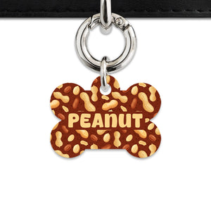 Peanut Pattern Pet ID Tag