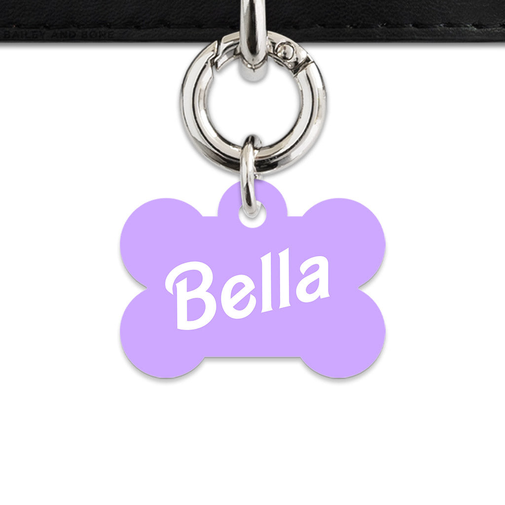 Light Purple Barbie Pet ID Tag