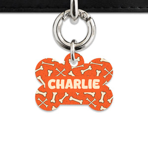 Halloween Bones Pet ID Tag