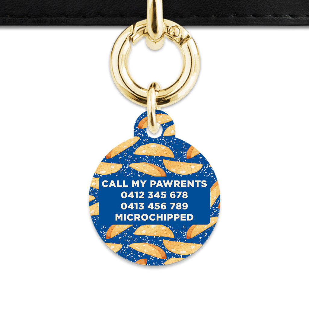 Biscotti Pattern Pet ID Tag